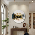 Black and White Resin Wall clock - Image 3