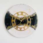 Black and White Resin Wall clock