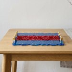 Resin Gamusa Tray in Blue- A Blend of Tradition and Elegance - Image 5