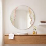 Pink Geode Luxury Resin Mirrors
